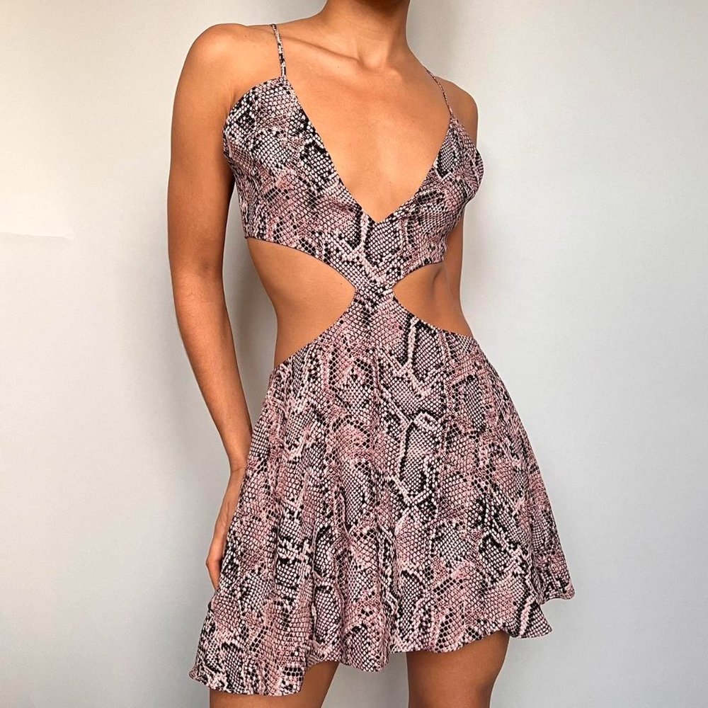 Cute cut out mini dress